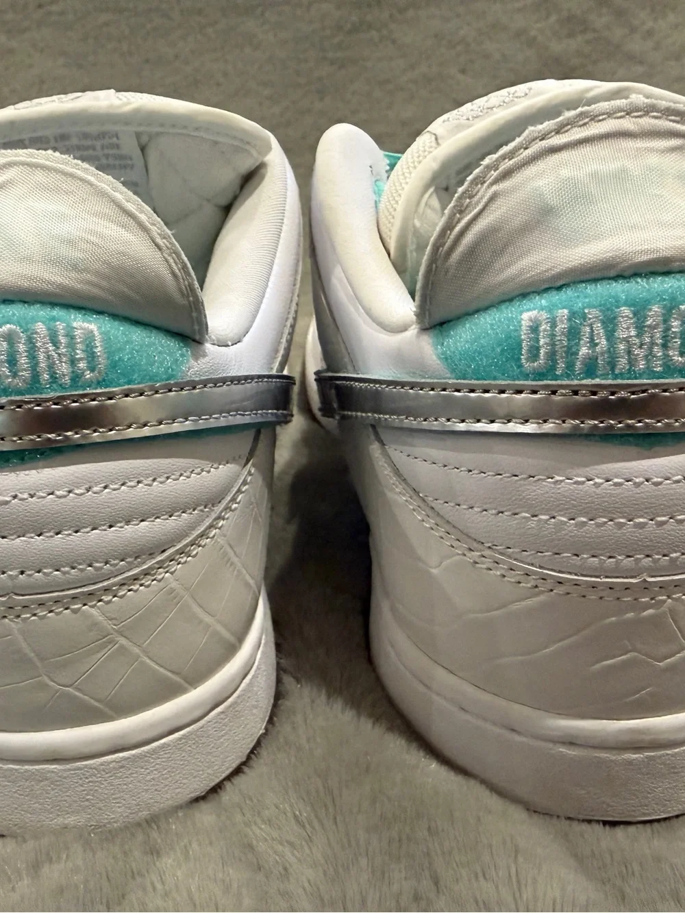 Nike SB Dunk Low Diamond Supply Co White Diamond Size 13M BV1310-100 DS OG ALL